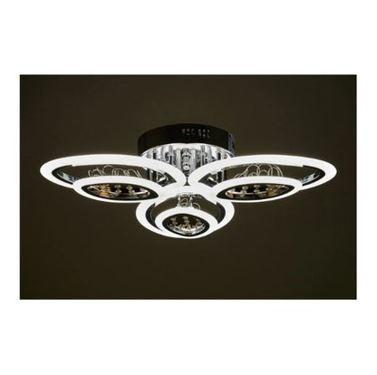 Плафон Peony, хром, led 57w, 4000k, 2309
