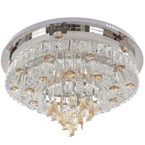 Плафон Telde, хром, led 70w, RGB, 2700-6000k, 2850/60