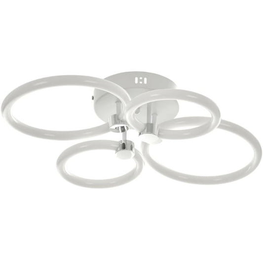 Плафон Levi със смарт управление, бял, led 68w, 3000-6000k, 2813WH/4T