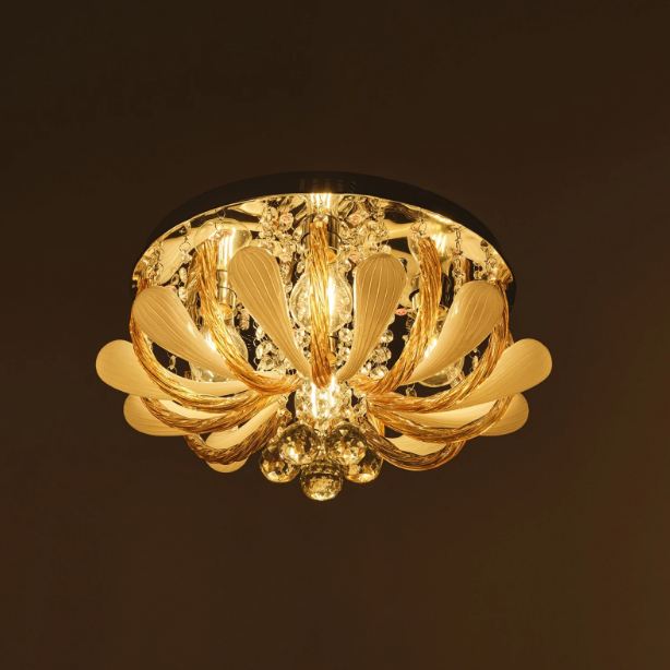 Плофон Namib, хром, 4xE27+led 9w, 3081/40 CH