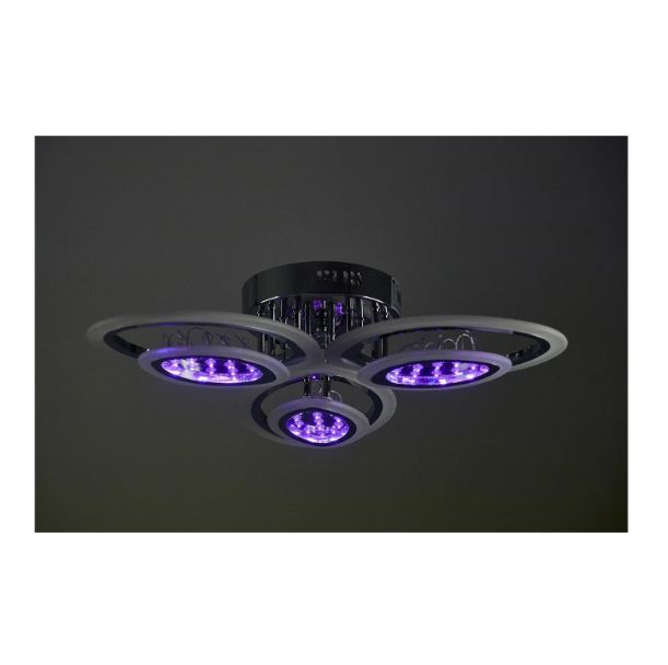 Плафон Peony, хром, led 57w, 4000k, 2309