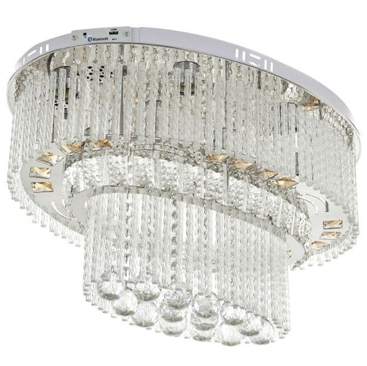 Плафон New Delhi, хром, 8xE27+led 9w, 3086/60 CH