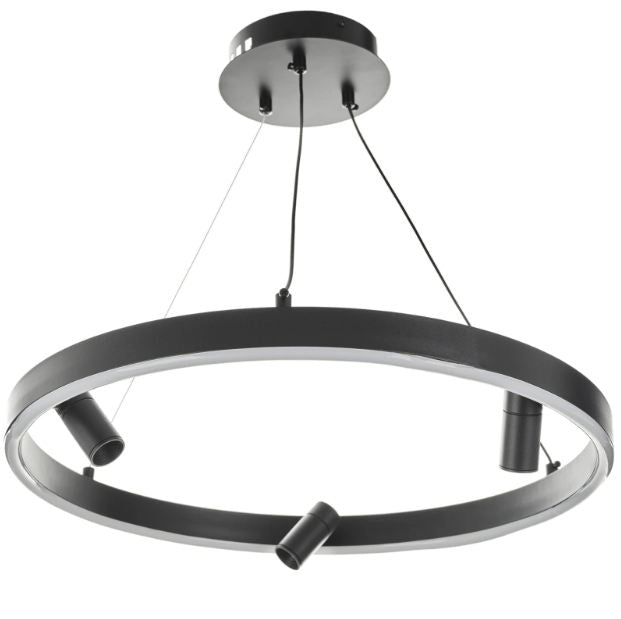 Полилей Aiden със смарт управление, черен, led 71w, 7100lm, 3000-6000k,3014BK/50T