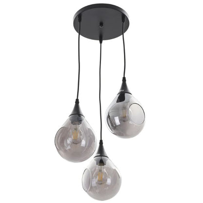 Полилей Bubble, черен, 3xe27, 3038bk/3p