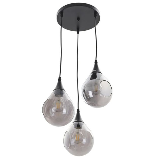 Полилей Bubble, черен, 3xe27, 3038bk/3p