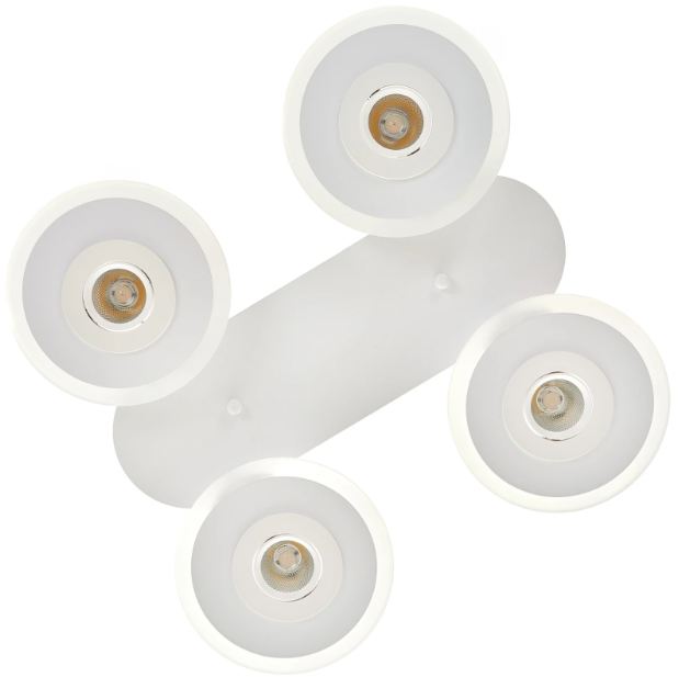 Плафон Lander, бял, led 84w, 3000-6000k, 2780/4