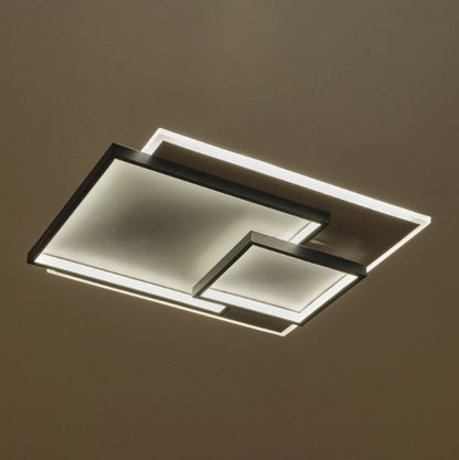 Плафон със смарт управление Slots, бял, led 87w, 6211lm, 3000-6000k, 4026 bk