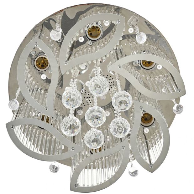 Плафон Chimera, хром, led RGB 8xe27, 3084/40 ch