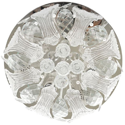 Плафон Natali, хром, led RGB 9w+4xe27, 3078/40 ch