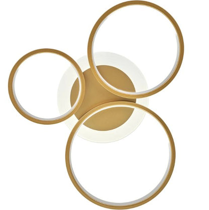 Плафон Orion със смарт управление, златен, led 96w, 9600lm, 3000-6000k, 2814GD/3T