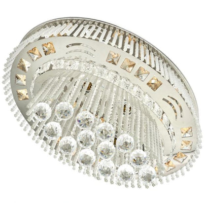 Плафон New Delhi, хром, 8xE27+led 9w, 3086/60 CH