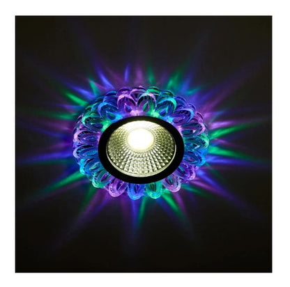 Луна за вграждане Dance, хром, led 3w 4000k + 3w, 2641