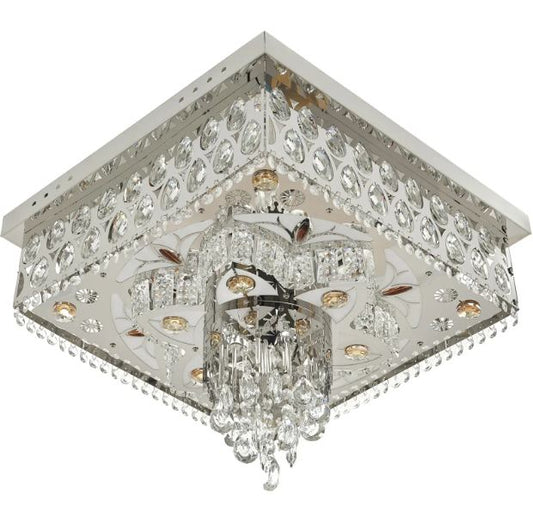 Плафониера Zara, хром, led 36w, 3000-6000k+RGB, 4059/500