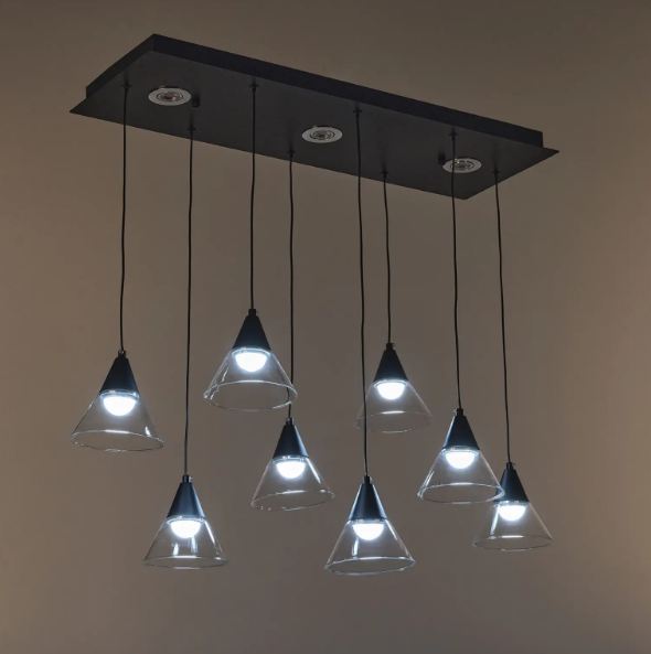 Полилей Lizzie, черен, led 40w, 3000-6000k, 4231/8L BK