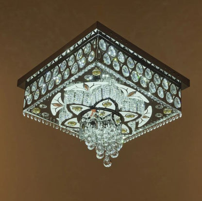 Плафониера Zara, хром, led 36w, 3000-6000k+RGB, 4059/500