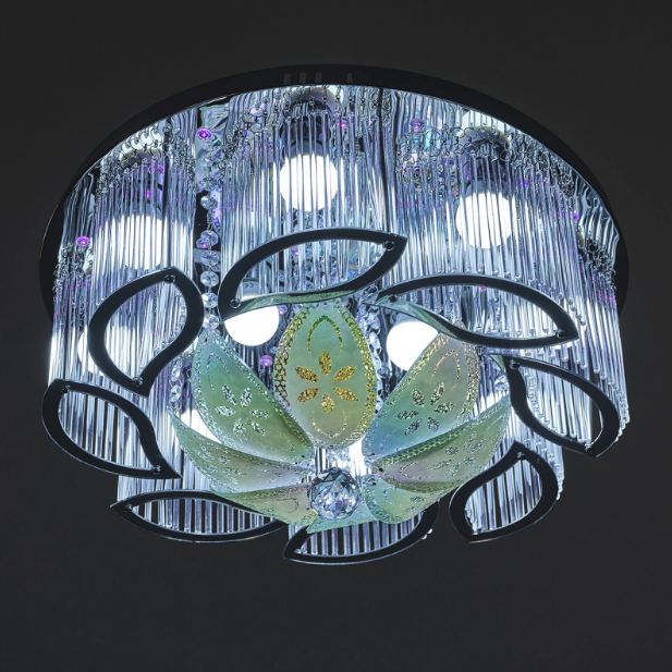 Плафон Chimera, хром, led RGB 10xe27, 3084/50 ch