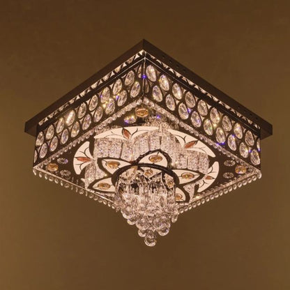 Плафониера Zara, хром, led 36w, 3000-6000k+RGB, 4059/500