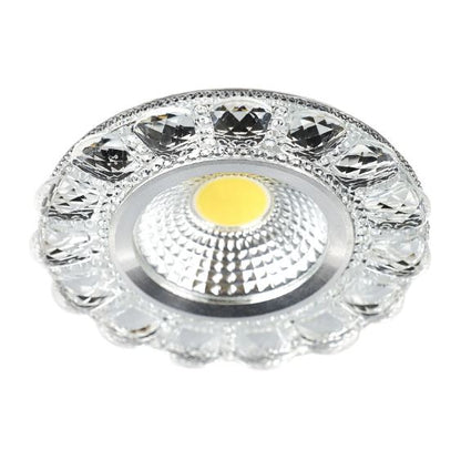 Луна за вграждане Dance, хром, led 3w 4000k + 3w RGB, 2640