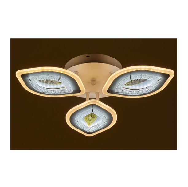 Плафон shine, бял, led 90w, 3000K-4000K-6000K, 2487/90W