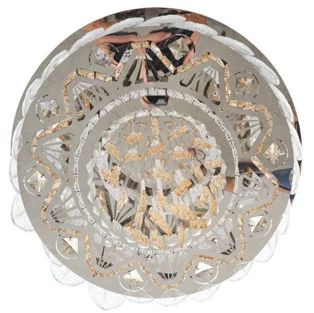 Плафон Santa Cruz, хром, led 70w, RGB, 2700-6000k, 2853/60