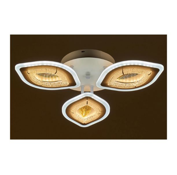 Плафон shine, бял, led 90w, 3000K-4000K-6000K, 2487/90W