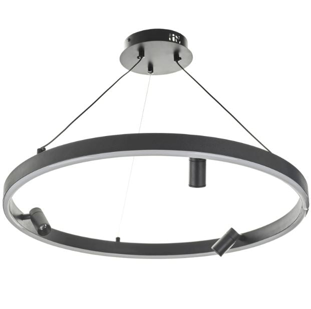 Полилей Aiden със смарт управление, черен, led 83w, 8300lm, 3000-6000k,3014BK/60T