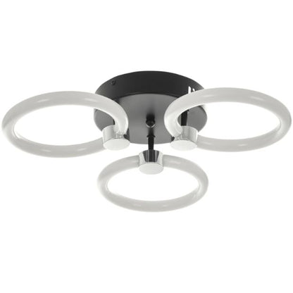 Плафон Levi със смарт управление, черен, led 42w, 3000-6000k, 2813BK/3T