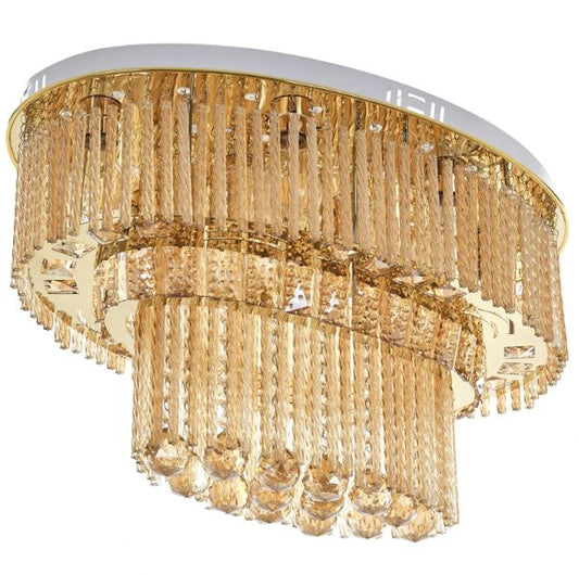 Плафон New Delhi, злато, 8xE27+led 9w, 3086/60 GD