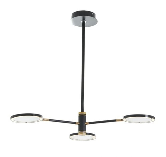 Метален полилей, черен, led 3x5w, 4000k, 2100/3 bk