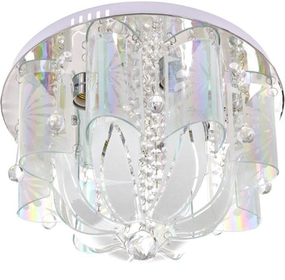 Плафон Nepal, хром, 4xE27+led 9w, 3080/40 CH