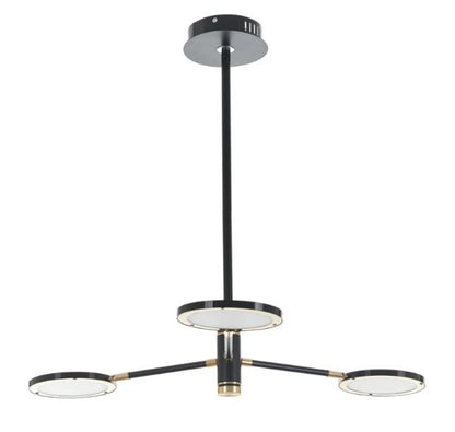 Метален полилей, черен, led 3x5w, 4000k, 2100/3 bk