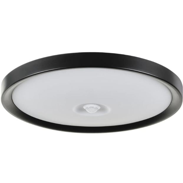 Плафон със сензор Spirit, черен, led 18w, 1168lm, 4000k, 4038 bk