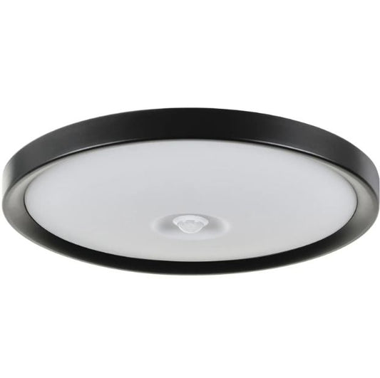 Плафон със сензор Spirit, черен, led 18w, 1168lm, 4000k, 4038 bk