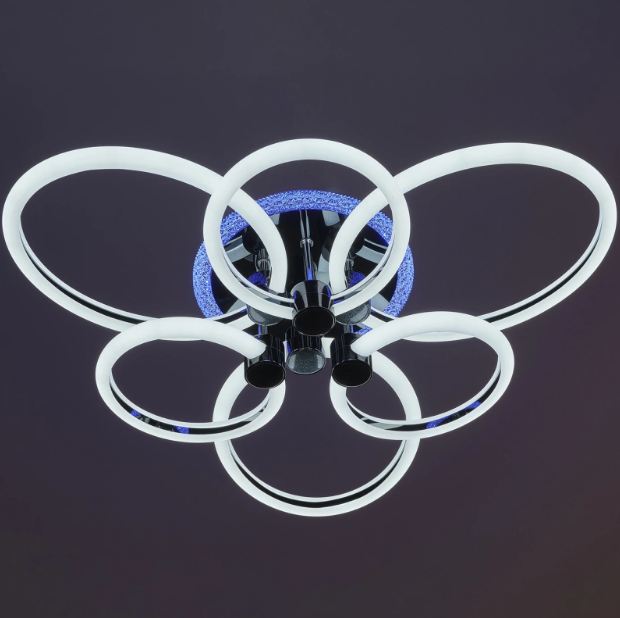 Плафон Arcadia, черен, led 150w, 3000-6000k, 2793