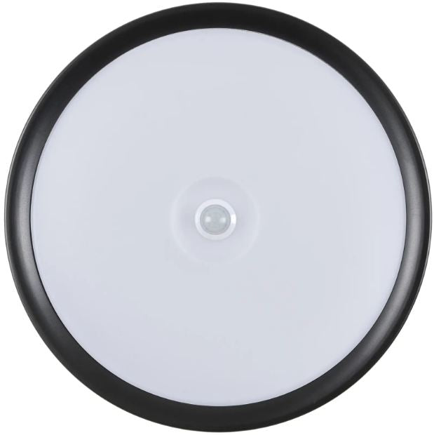 Плафон със сензор Spirit, черен, led 18w, 1168lm, 4000k, 4038 bk