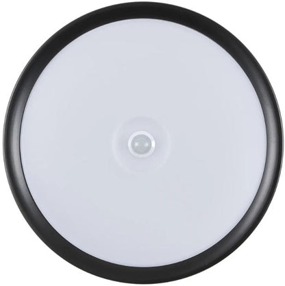 Плафон със сензор Spirit, черен, led 18w, 1168lm, 4000k, 4038 bk