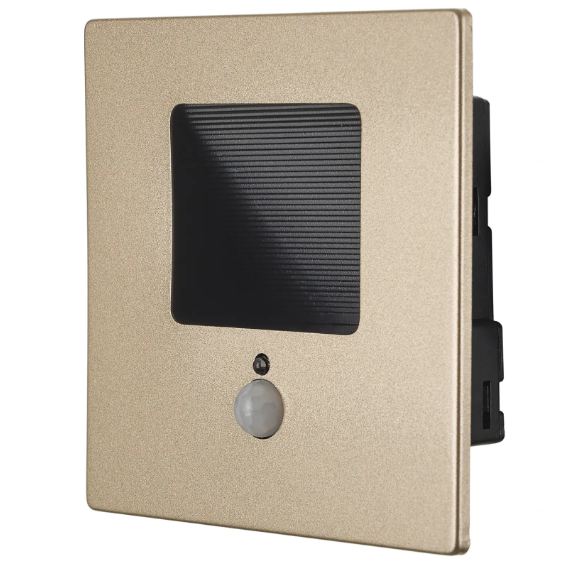 Луна Frode със сензор за движение, бронз, led 3w, 4000k, 4101