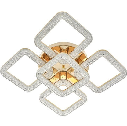 Плафон Estela със смарт управление, златен, led 160w, 3000-6000k, 3015GD/5T