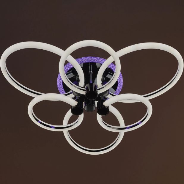 Плафон Arcadia, черен, led 150w, 3000-6000k, 2793