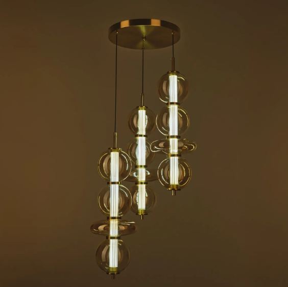 Полилей Solana, мат злато, led 36w, 3000-6000k, 4167/3 GD