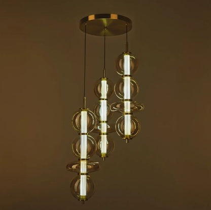 Полилей Solana, мат злато, led 36w, 3000-6000k, 4167/3 GD