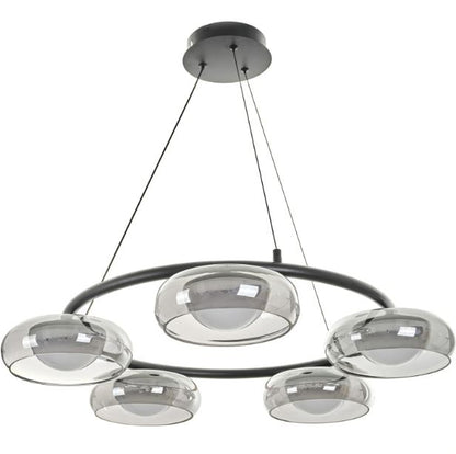 Полилей със смарт управление Novice, черен, led 88W, 4767lm, 3000-6000k, 4019/5p bk