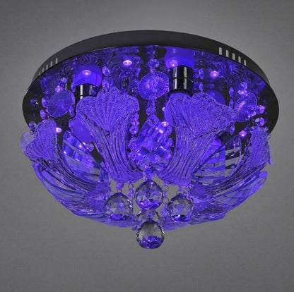 Плафон Natali, хром, led RGB 9w+4xe27, 3078/40 ch