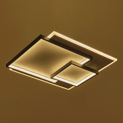 Плафон със смарт управление Slots, бял, led 87w, 6211lm, 3000-6000k, 4026 bk