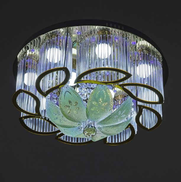 Плафон Chimera, златен, led RGB 8xe27, 3084/40 gd