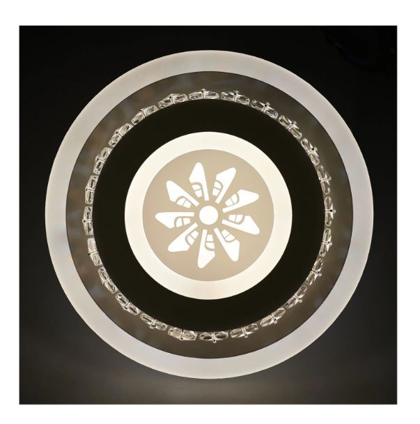 Плафон Sandstone, бял, led 26w, 4000k, 2610/26w