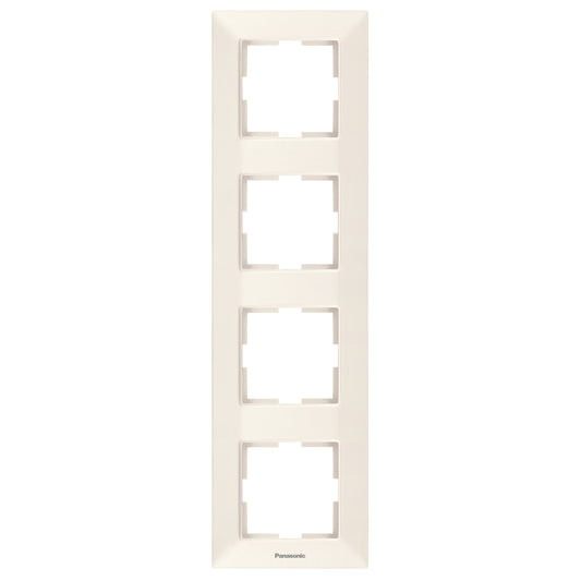 Аркедия Слим рамка крем четворна вертикална WNTF0814-2BG Panasonic
