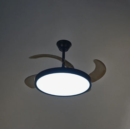 Полилей с вентилатор Twist, черен, led 96w, 3000k-6500k, 9600Lm, 3024 bk