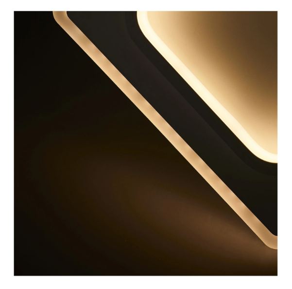 Плафон Aspen, черен, led 26w, 4000k, 2607/26w bk