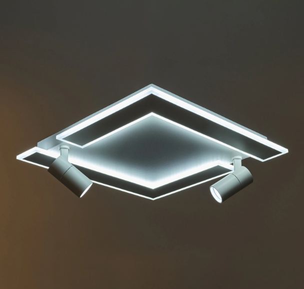 Плафон Evora със смарт управление, бял, led 68w, 3000-6000k, 2826T